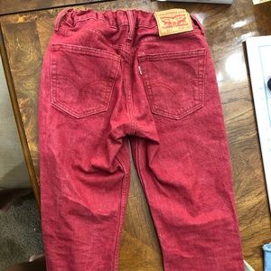 Red Levi Jeans 511
